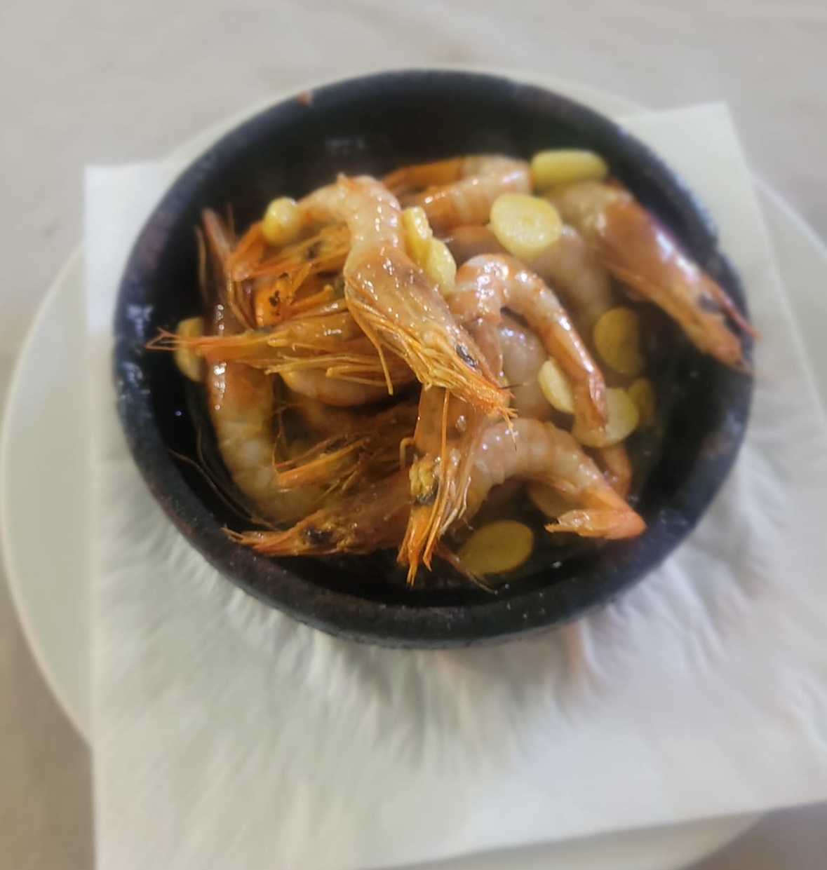 Gambas al ajillo